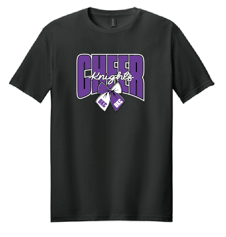 OKC Knights Cheer "Cheer" Design S/S T-shirt (black)