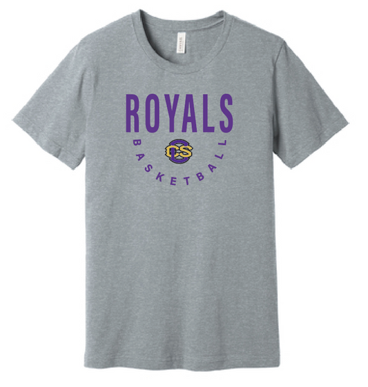 CCS Basketball "Block Logo" Design Softstyle S/S T-shirt (heather)