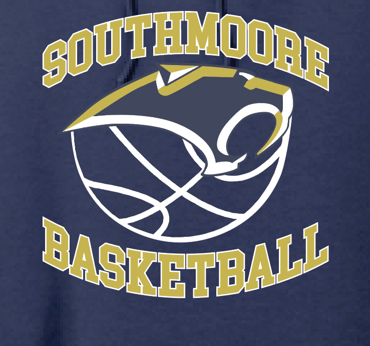 Southmoore Basketball "Ball" Design Jerzees Hooded Sweatshirt