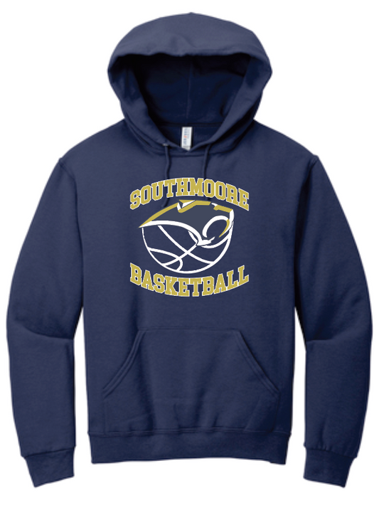 Southmoore Basketball "Ball" Design Jerzees Hooded Sweatshirt