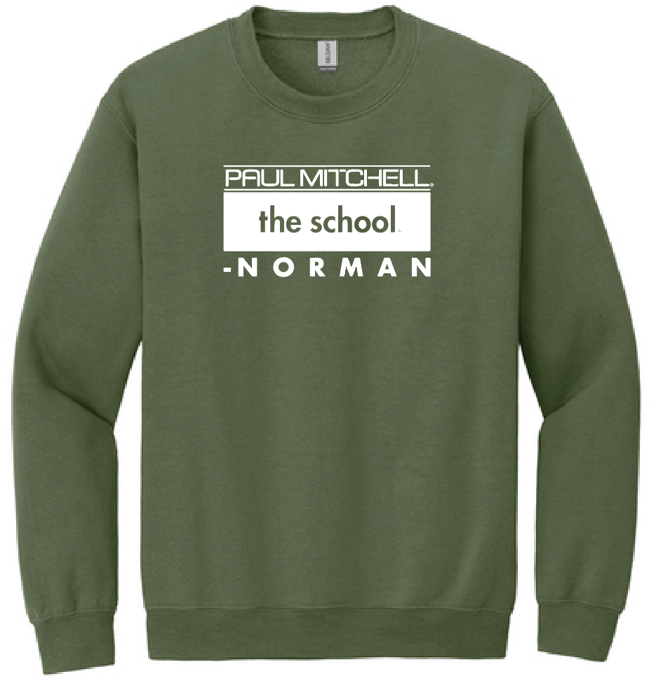 Paul Mitchell~Norman Crewneck Sweatshirt (military green)