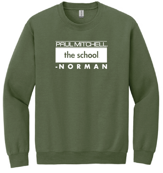 Paul Mitchell~Norman Crewneck Sweatshirt (military green)