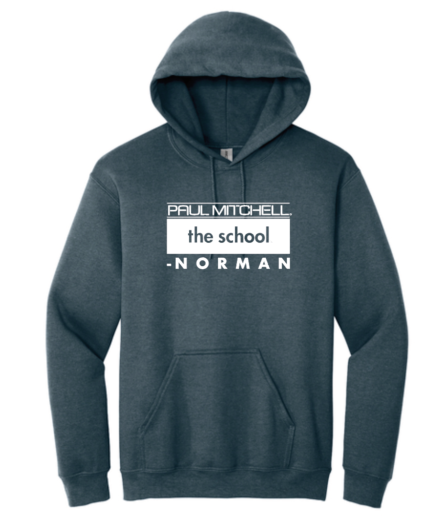 Paul Mitchell~Norman Hooded Sweatshirt (dark heather)