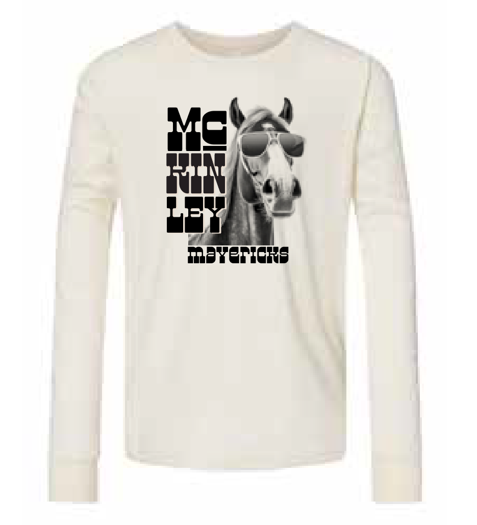 McKinley "Happy Pony" Design BellaCanvas L/S t-shirt