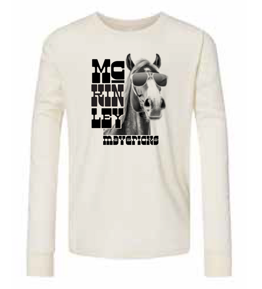 McKinley "Happy Pony" Design BellaCanvas L/S t-shirt