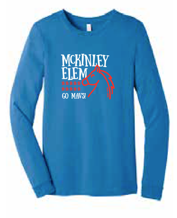 McKinley "Cute Horse" Design BellaCanvas L/S t-shirt