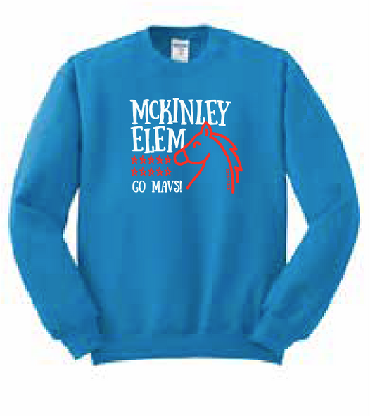 McKinley "Cute Horse" Design Jerzees Crewneck Sweatshirt