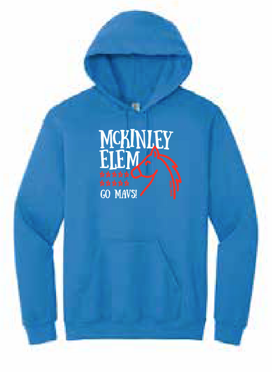 McKinley "Cute Horse" Design Jerzees Hooded Sweatshirt