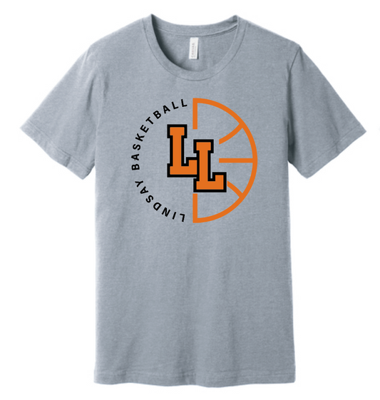 Lindsay Basketball "Ball" Design S/S T-shirt (heather)