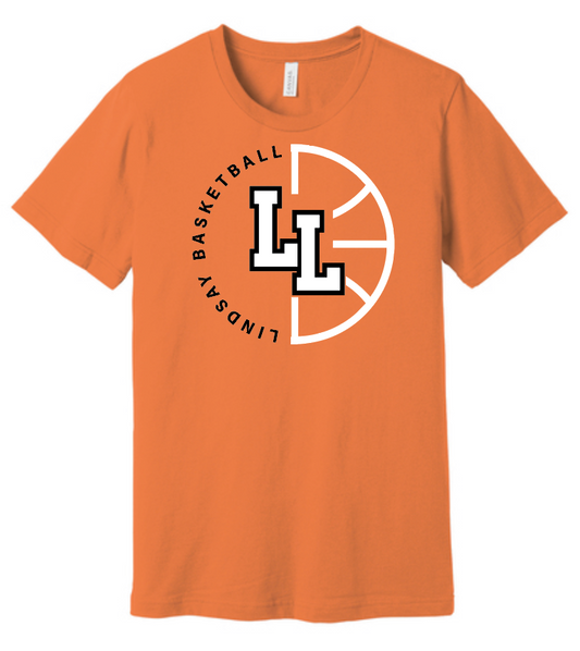 Lindsay Basketball "Ball" Design S/S T-shirt (orange)