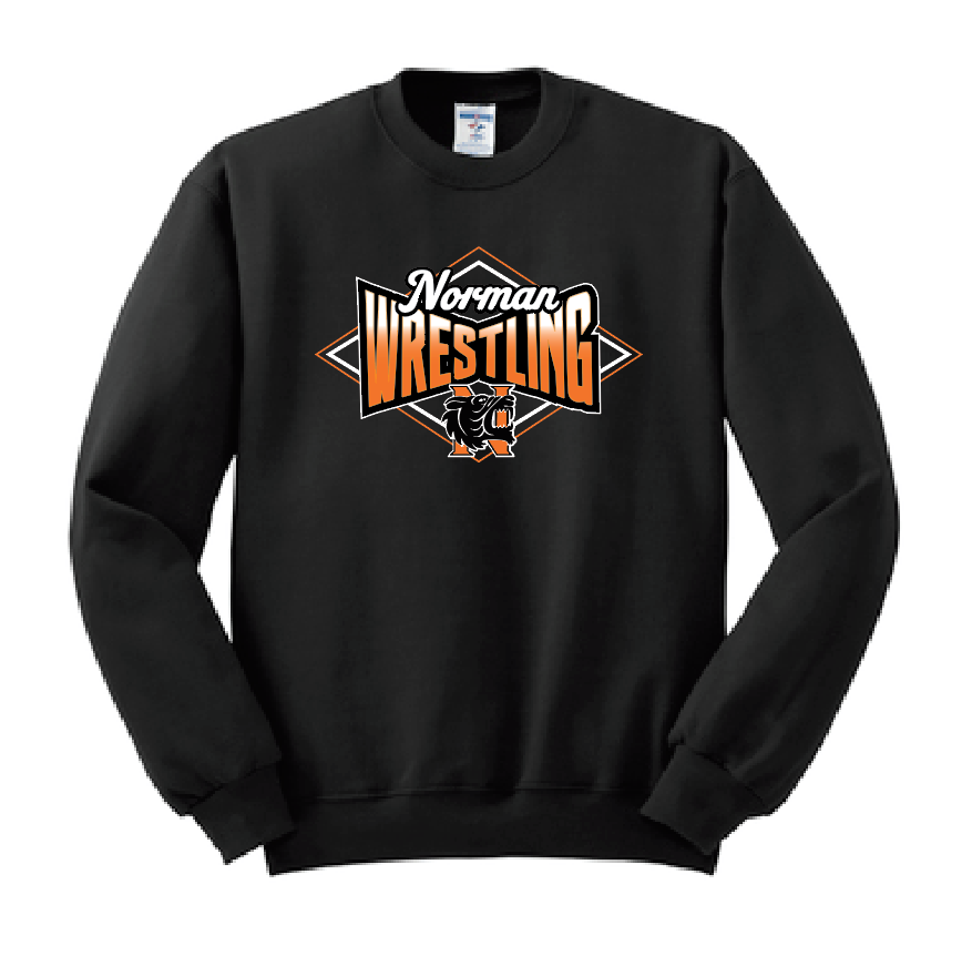 NHS Wrestling "Diamond" Design Crewneck Sweatshirt