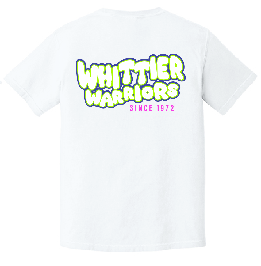 Whittier "Puff Neon" Design Comfort Colors S/S T-shirt (puff print)