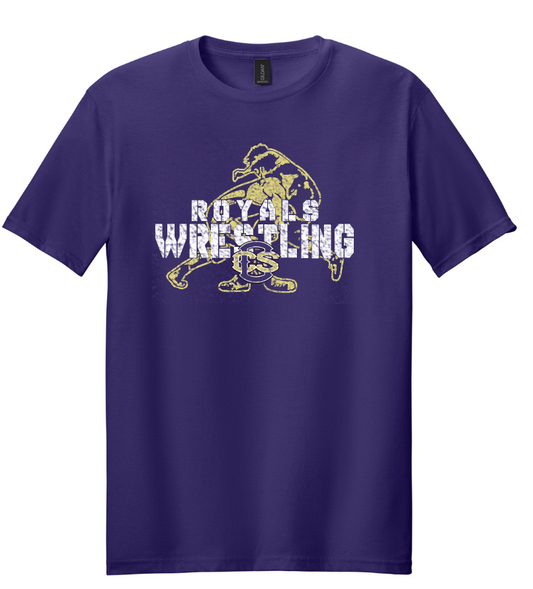 CCS Wrestling Athletes "Royals Wrestling" Softstyle S/S T-shirt (Copy)