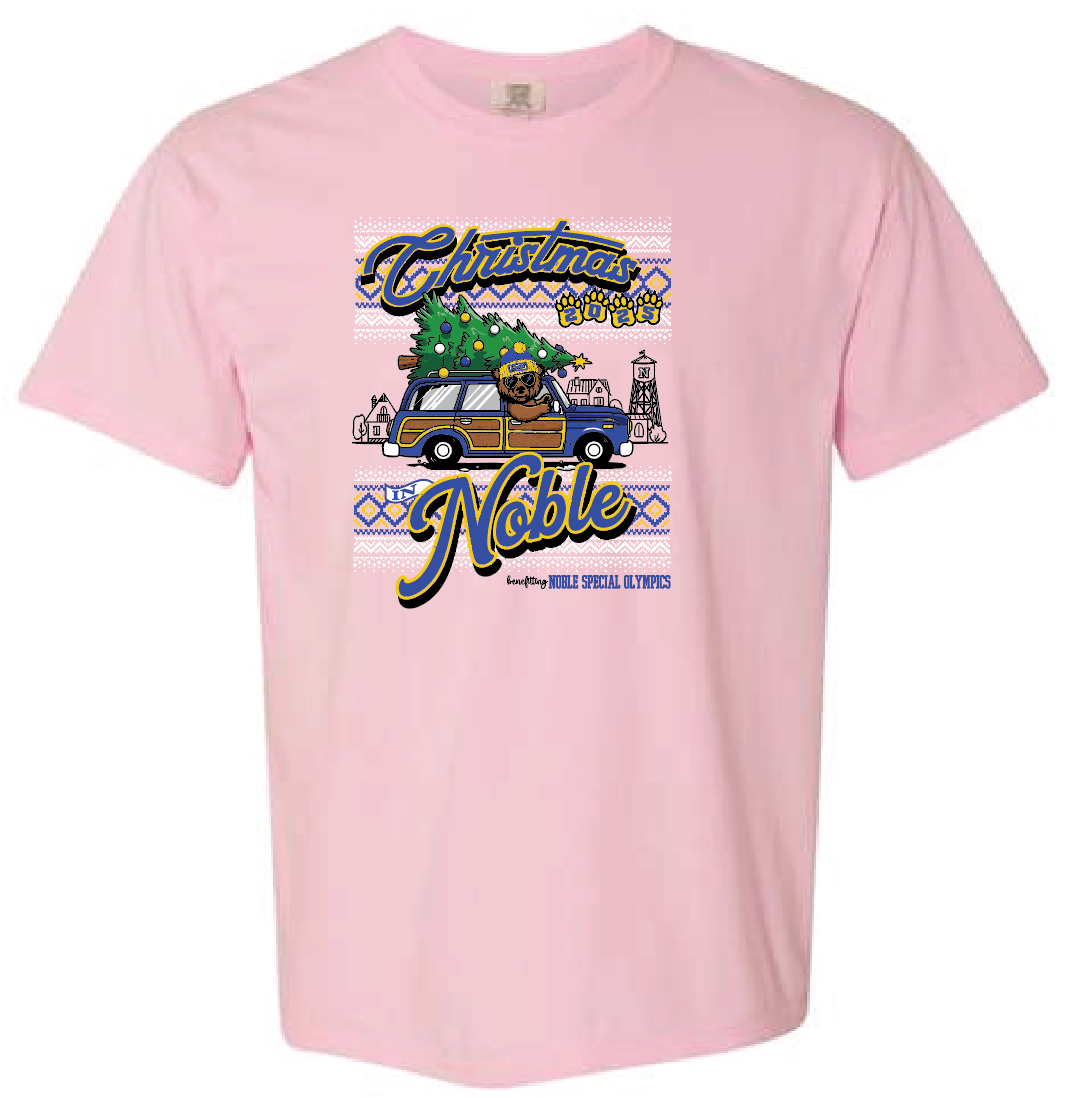Noble Special Olympics "Christmas" Design Comfort Colors S/S T-shirt (blossom)