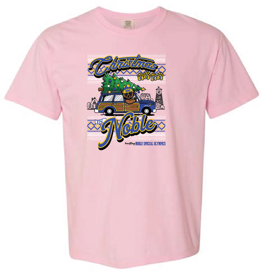 Noble Special Olympics "Christmas" Design Comfort Colors S/S T-shirt (blossom)