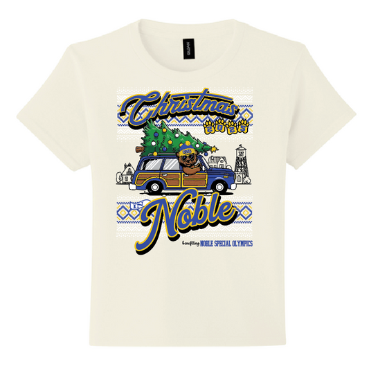 Noble Special Olympics "Christmas" Design Gildan S/S T-shirt (natural)