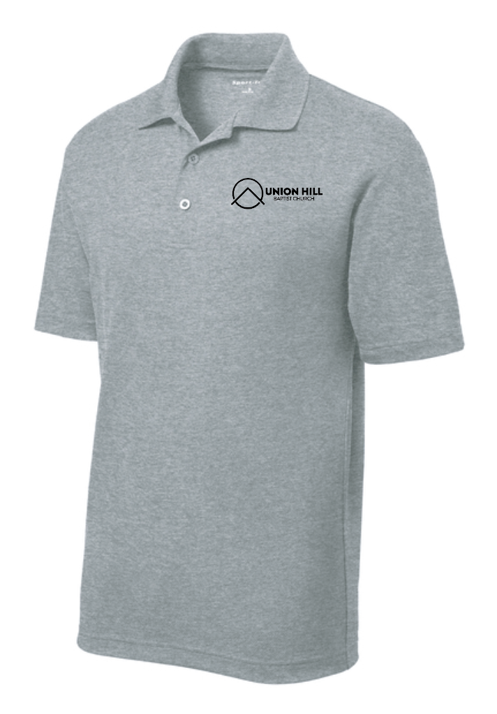 Union Hill "Logo" Polo (heather grey)