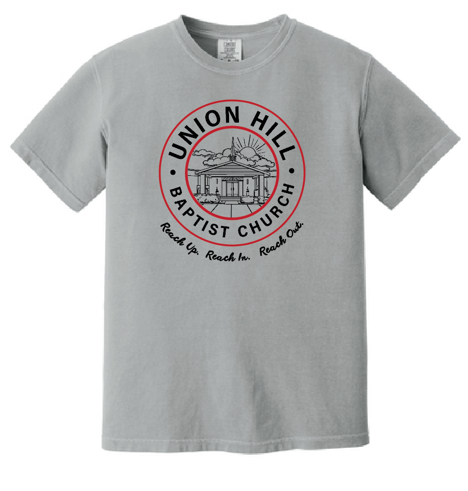 Union Hill "Building" Design Comfort Colors S/S T-shirt (granite)