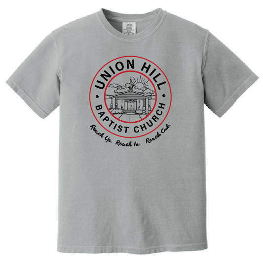 Union Hill "Building" Design Comfort Colors S/S T-shirt (granite)