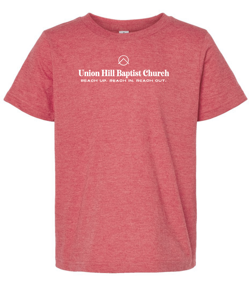 Union Hill "1 John 4" Design Tultex S/S T-shirt (heather red)