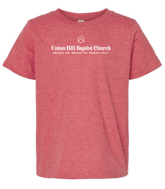 Union Hill "1 John 4" Design Tultex S/S T-shirt (heather red)
