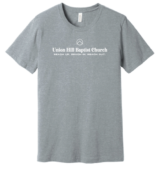 Union Hill "1 John 4" Design Tultex S/S T-shirt (heather grey)