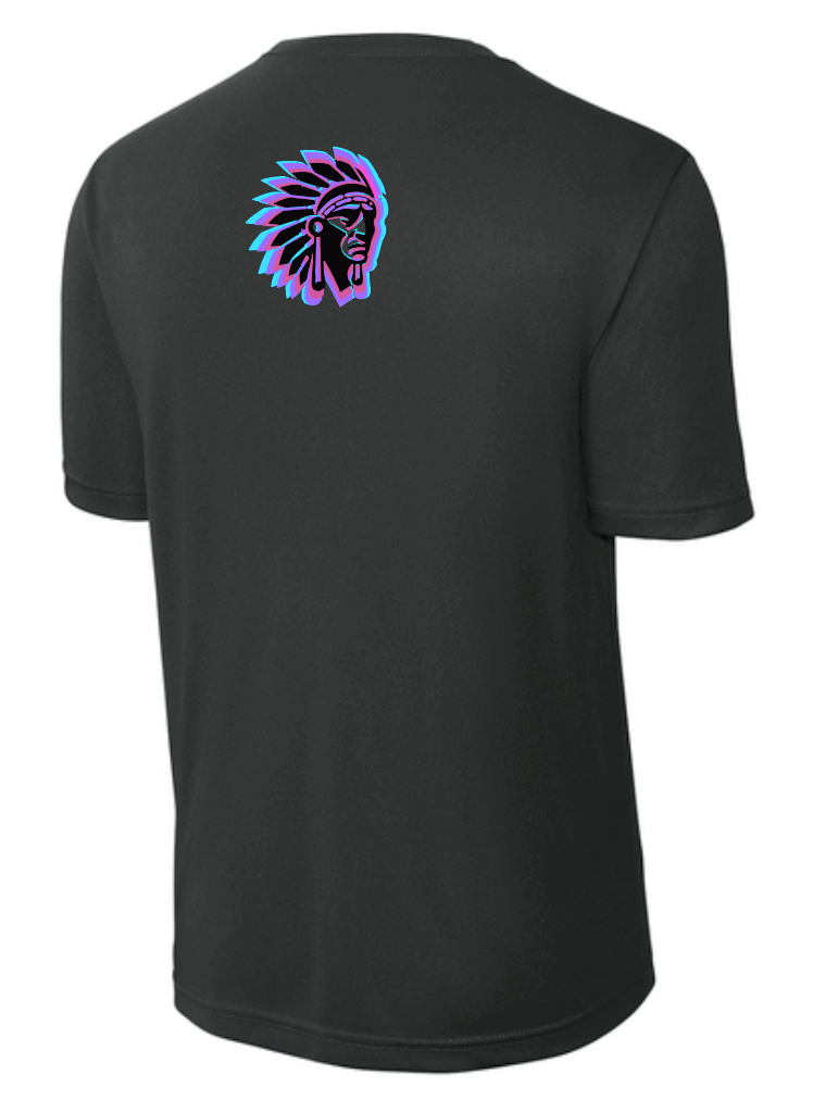 Washington High "Neon Chief" Design S/S Performance T-shirt