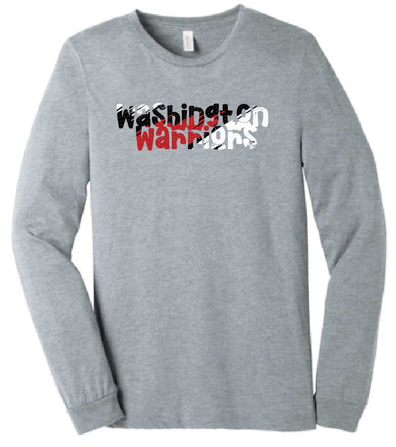 Washington High "Patchwork" Softstyle L/S T-shirt