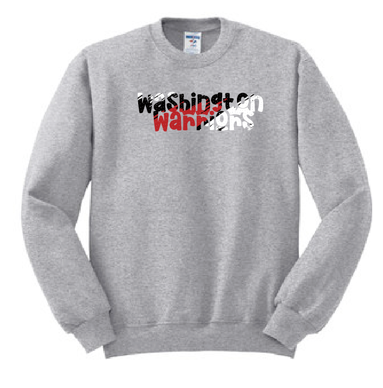 Washington High "Patchwork" Crewneck Sweatshirt