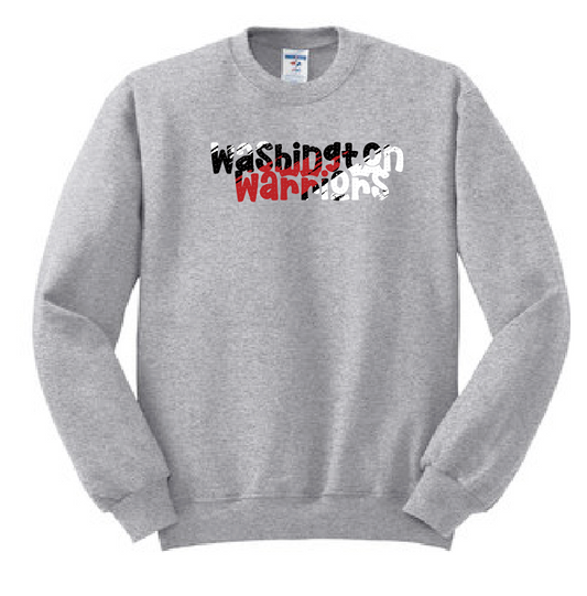 Washington High "Patchwork" Crewneck Sweatshirt