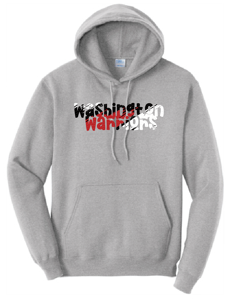 Washington High "Patchwork" Hooded Sweatshirt