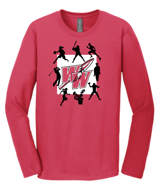 Washington High "Sports" Softstyle L/S T-shirt