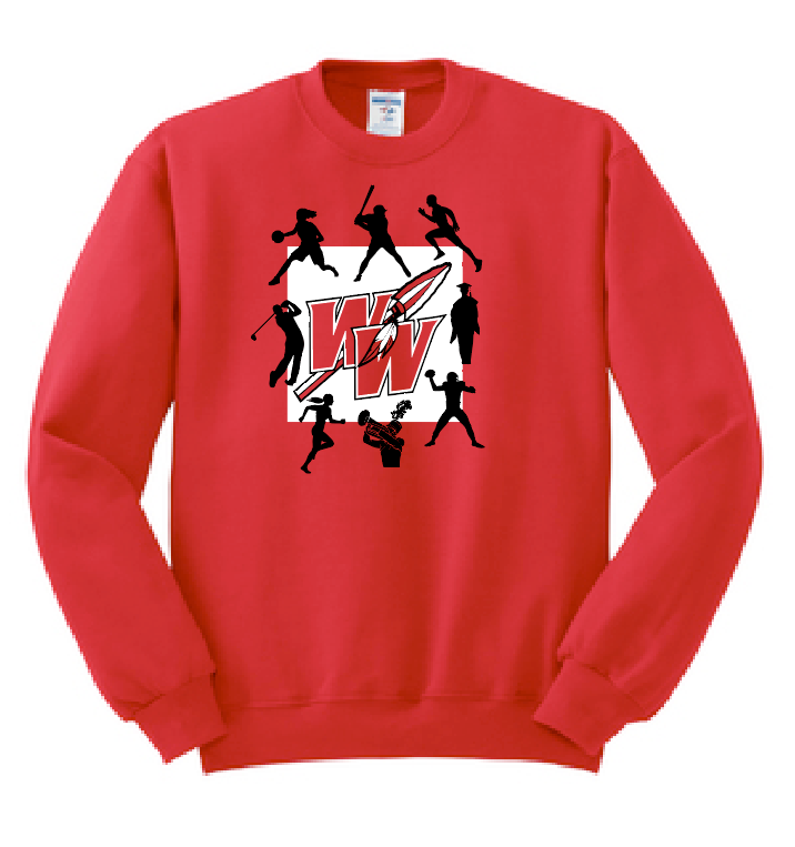 Washington High "Sports" Crewneck Sweatshirt