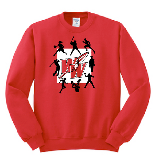 Washington High "Sports" Crewneck Sweatshirt