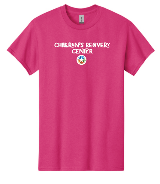 ODMH Children's Recovery Center "Full Logo" S/S T-shirt (pink)