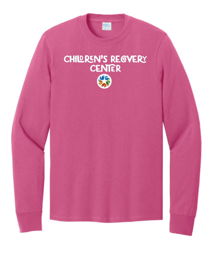 ODMH Children's Recovery Center "Full Logo" L/S T-shirt (pink)