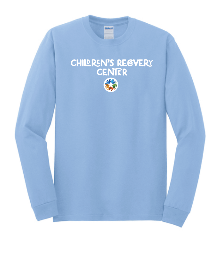 ODMH Children's Recovery Center "Full Logo" L/S T-shirt (blue)