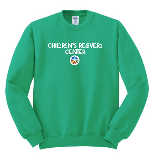 ODMH Children's Recovery Center "Full Logo" Crewneck Sweatshirt (green)