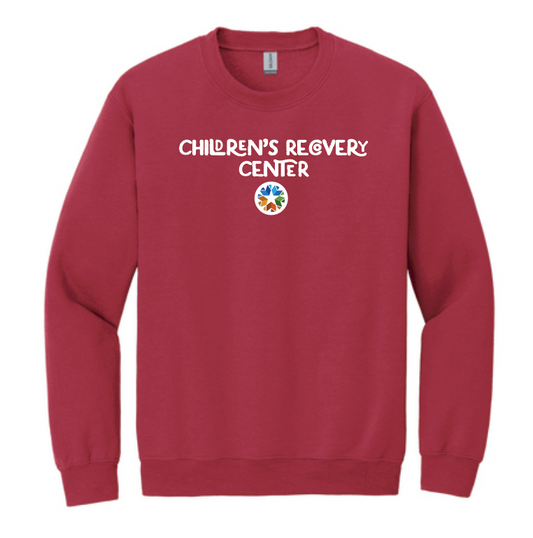 ODMH Children's Recovery Center "Full Logo" Crewneck Sweatshirt (cardinal)