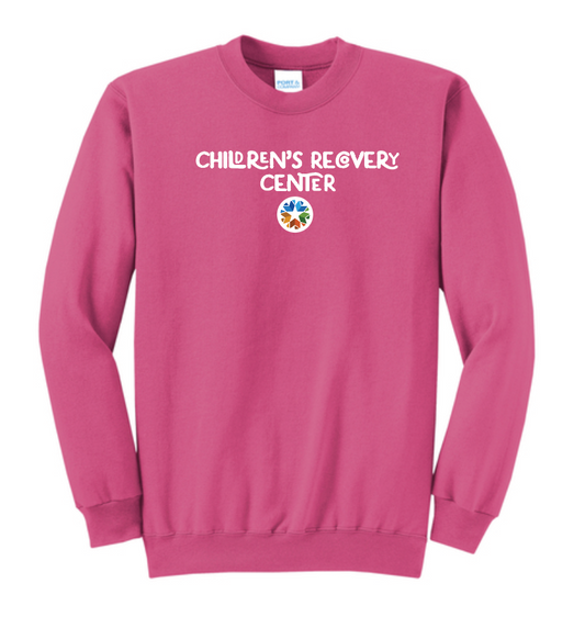 ODMH Children's Recovery Center "Full Logo" Crewneck Sweatshirt (pink)
