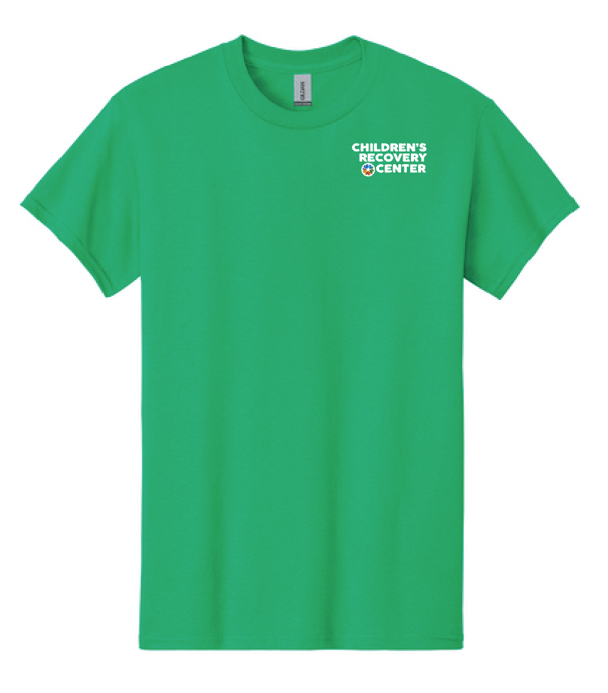 ODMH Children's Recovery Center "Left Chest Logo" S/S T-shirt (green)