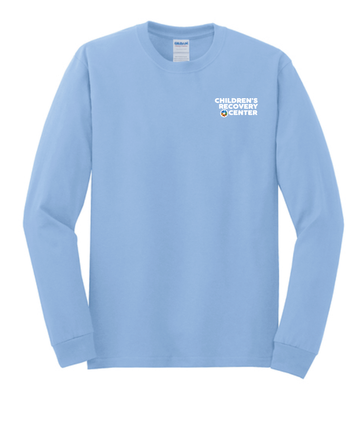 ODMH Children's Recovery Center "Left Chest Logo" L/S T-shirt (blue)