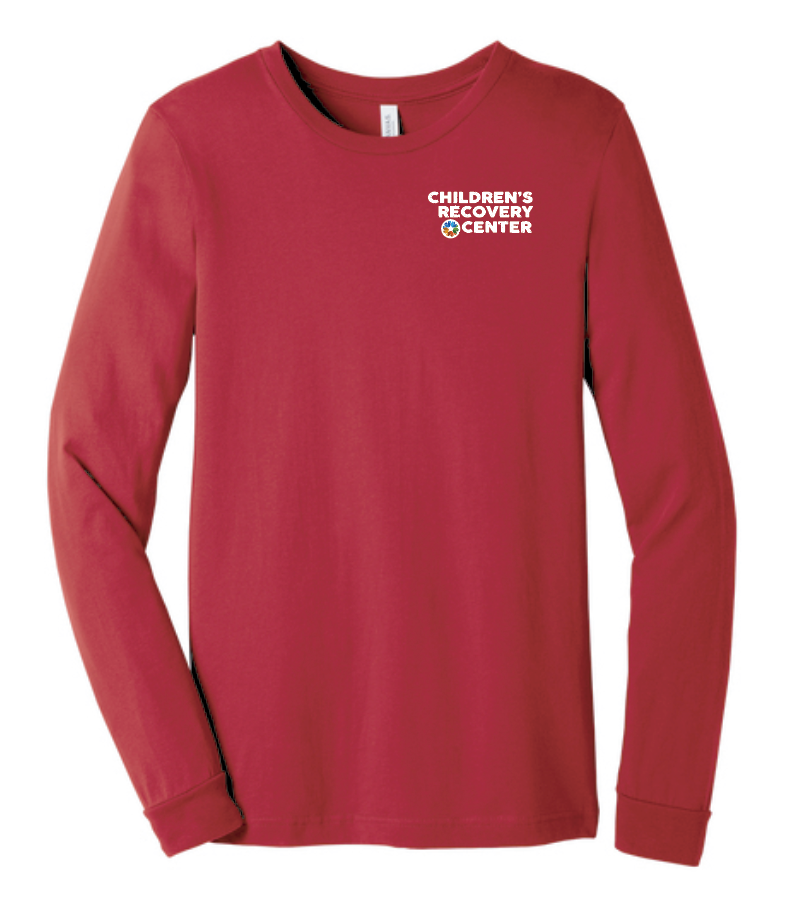 ODMH Children's Recovery Center "Left Chest Logo" L/S T-shirt (cardinal)
