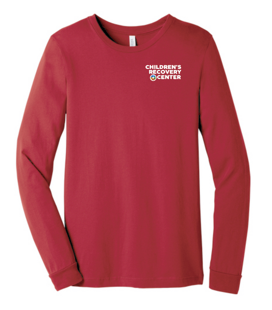 ODMH Children's Recovery Center "Left Chest Logo" L/S T-shirt (cardinal)