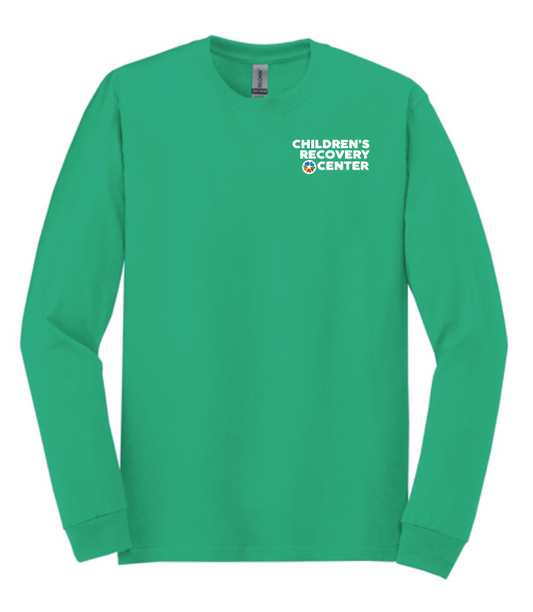 ODMH Children's Recovery Center "Left Chest Logo" L/S T-shirt (green)