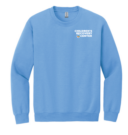 ODMH Children's Recovery Center "Left Chest Logo" Crewneck Sweatshirt (blue)