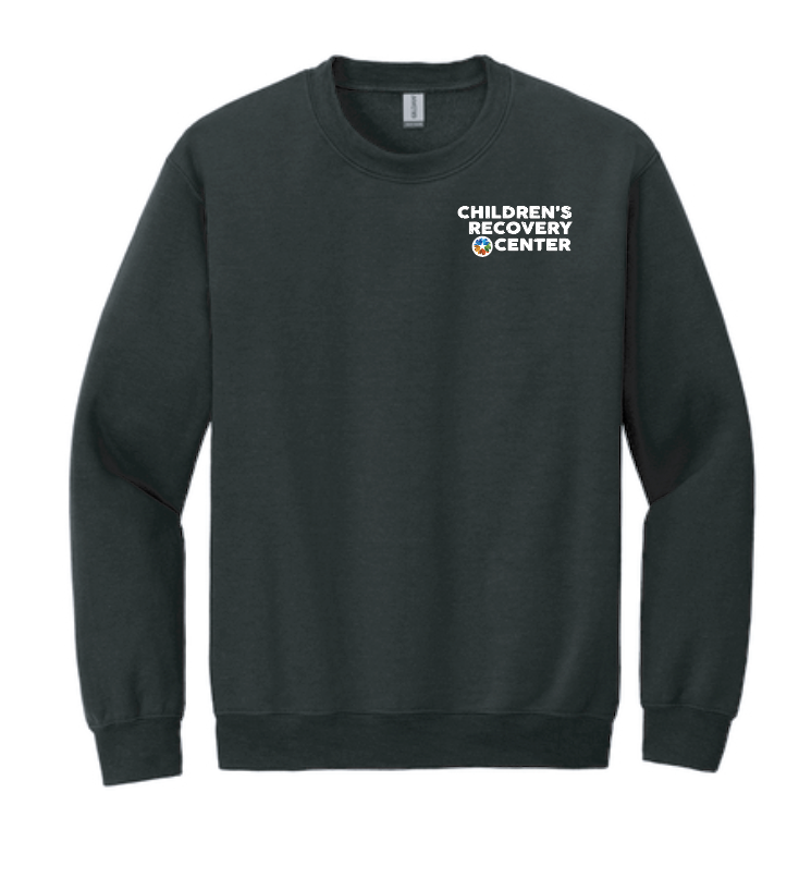 ODMH Children's Recovery Center "Left Chest Logo" Crewneck Sweatshirt (black)