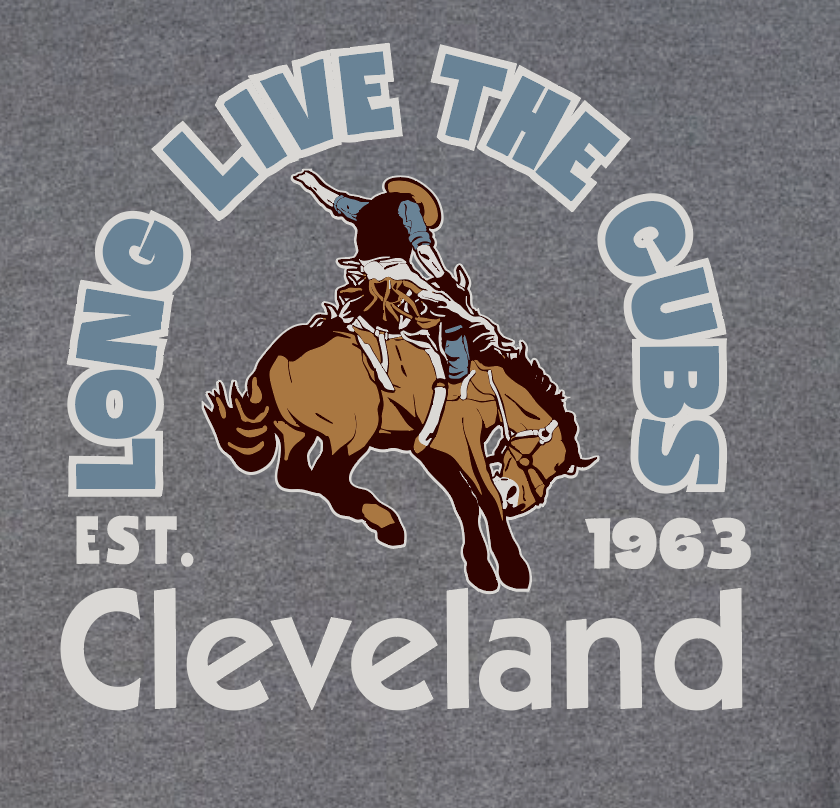 Cleveland "Bronc" Design Hooded Sweatshirt