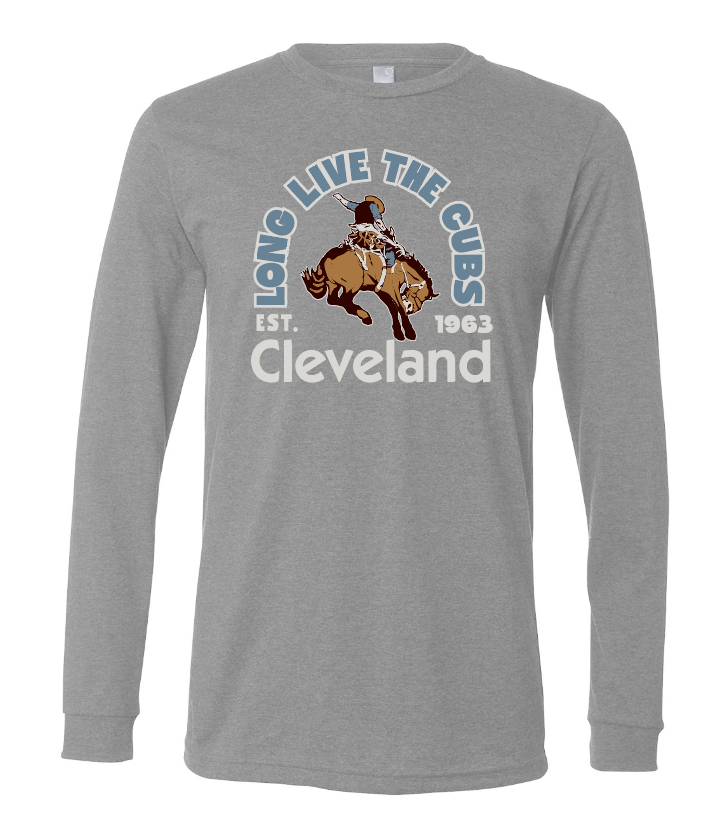 Cleveland "Bronc" Design L/S T-shirt