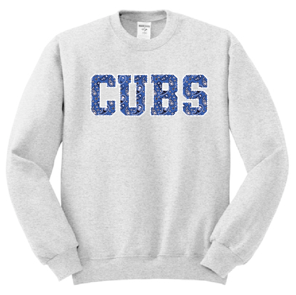 Cleveland "Bandana" Design Jerzees Sweatshirt (ash)